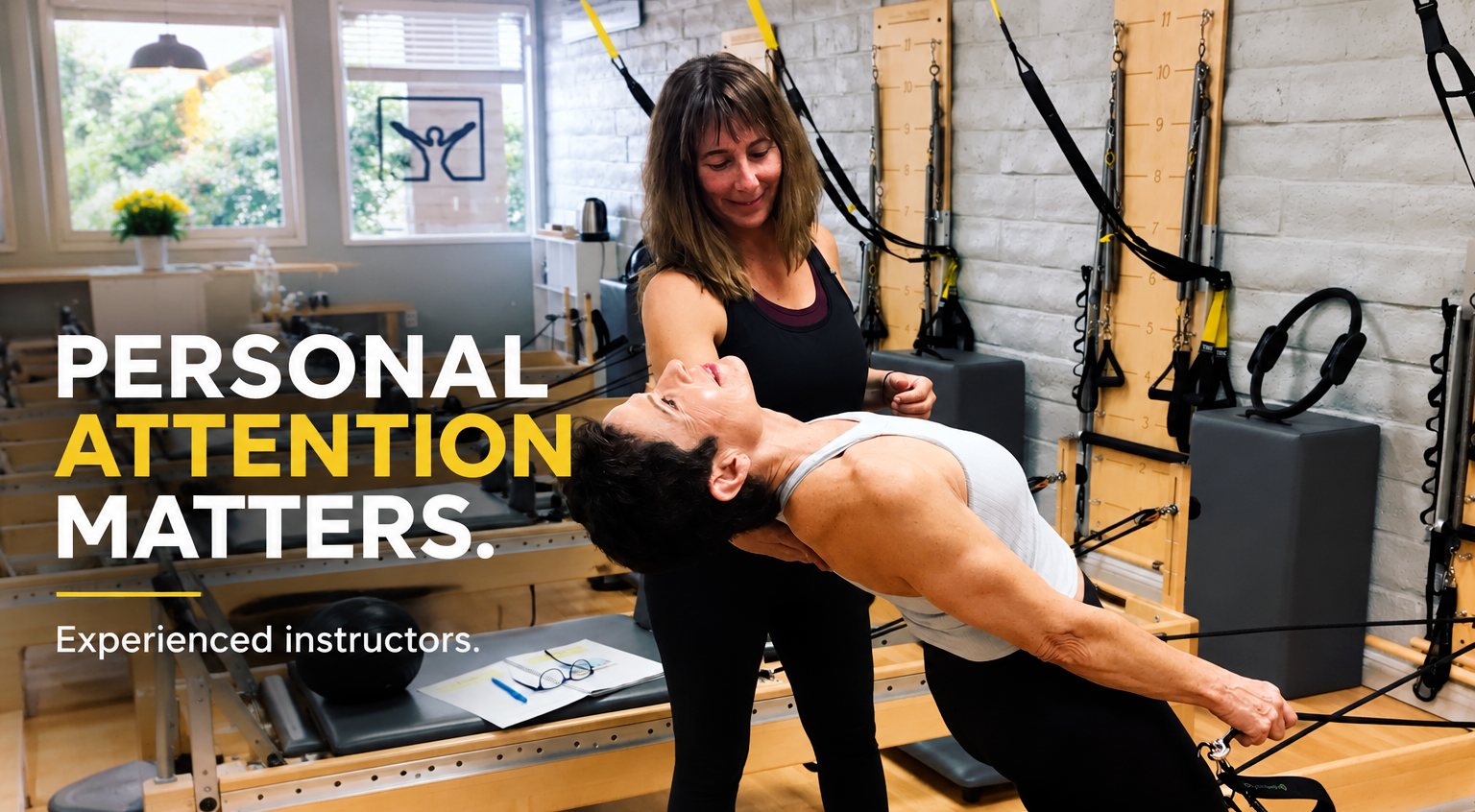 Personal attention from an experienced Daily Breath Pilates instructor
